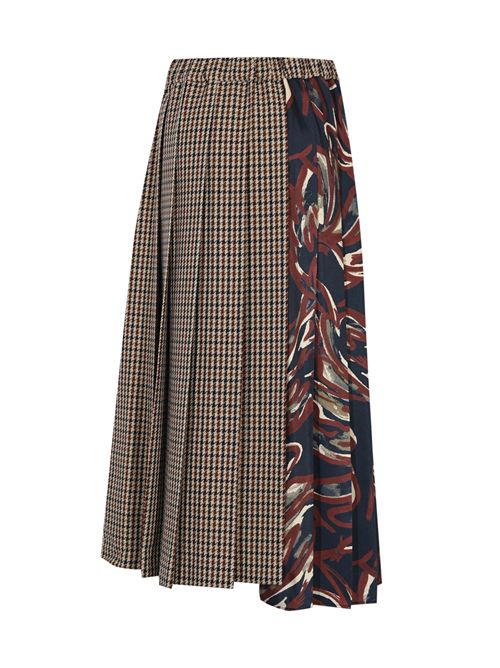 Gonna a pieghe Fanale in lana Pied de Poule WEEKEND MAX MARA | 2525106092600001